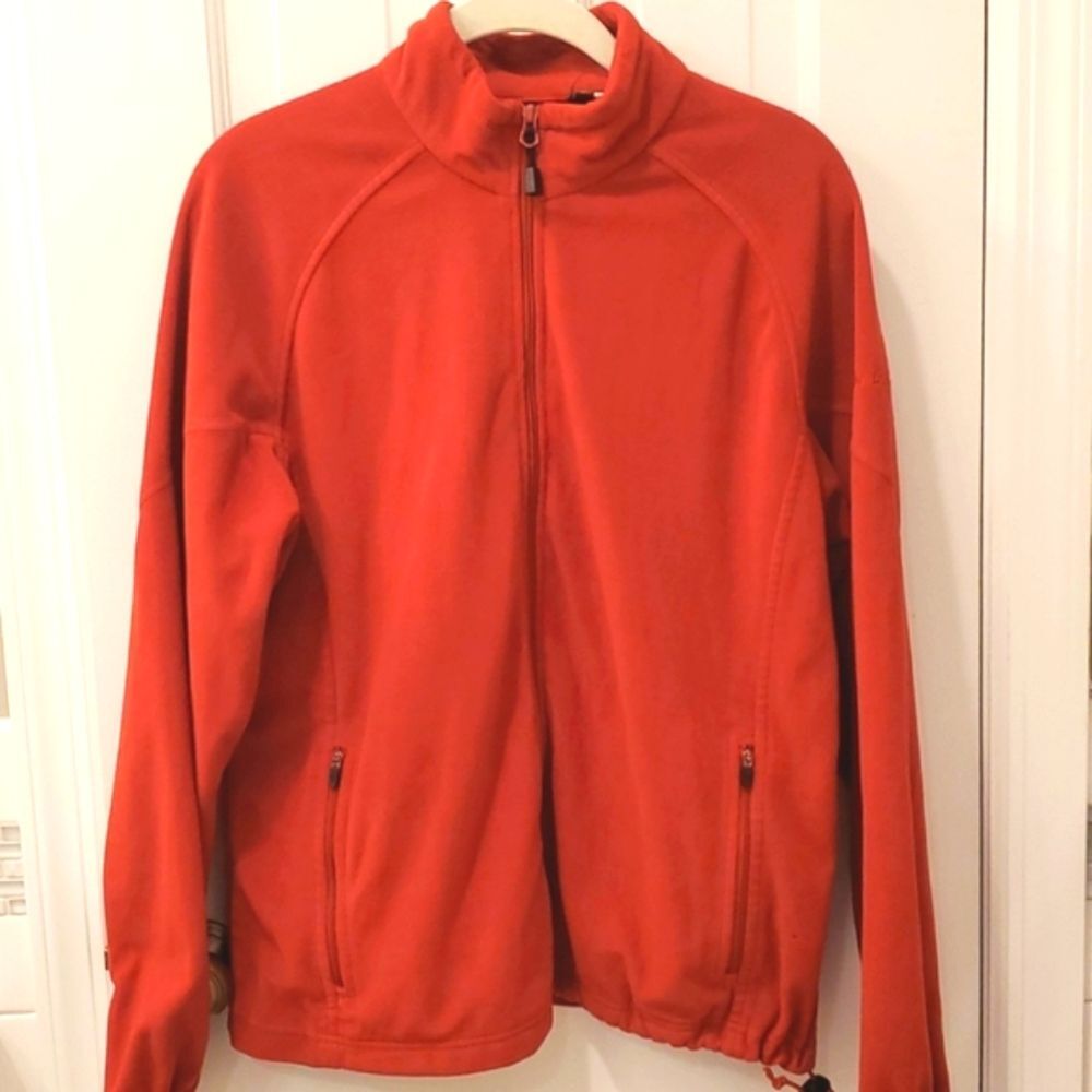 NORTH END ALL CLIMATE WEAR FLEECE JACKET ORANGE MEN'S MEDIUM